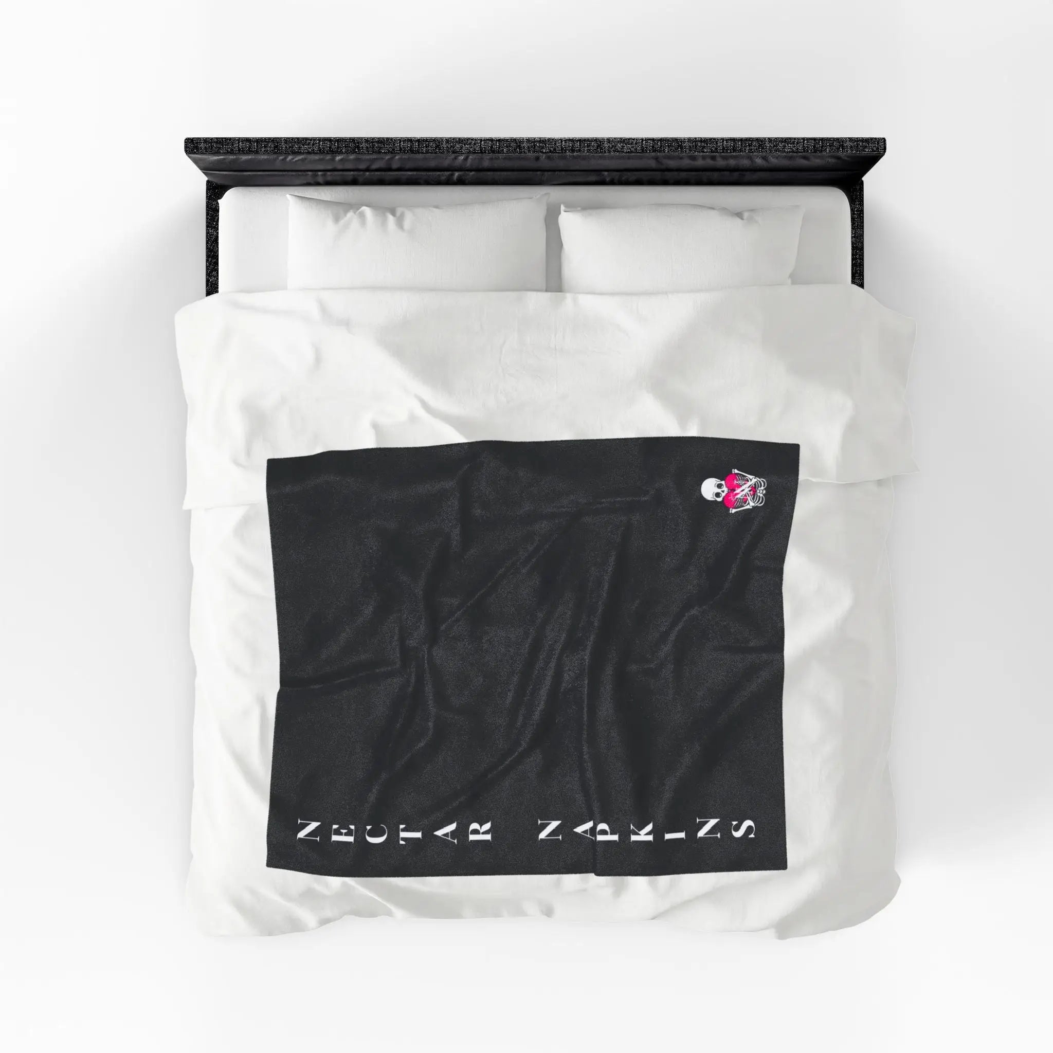 Nectar Napkins Brand Black Love Blanket