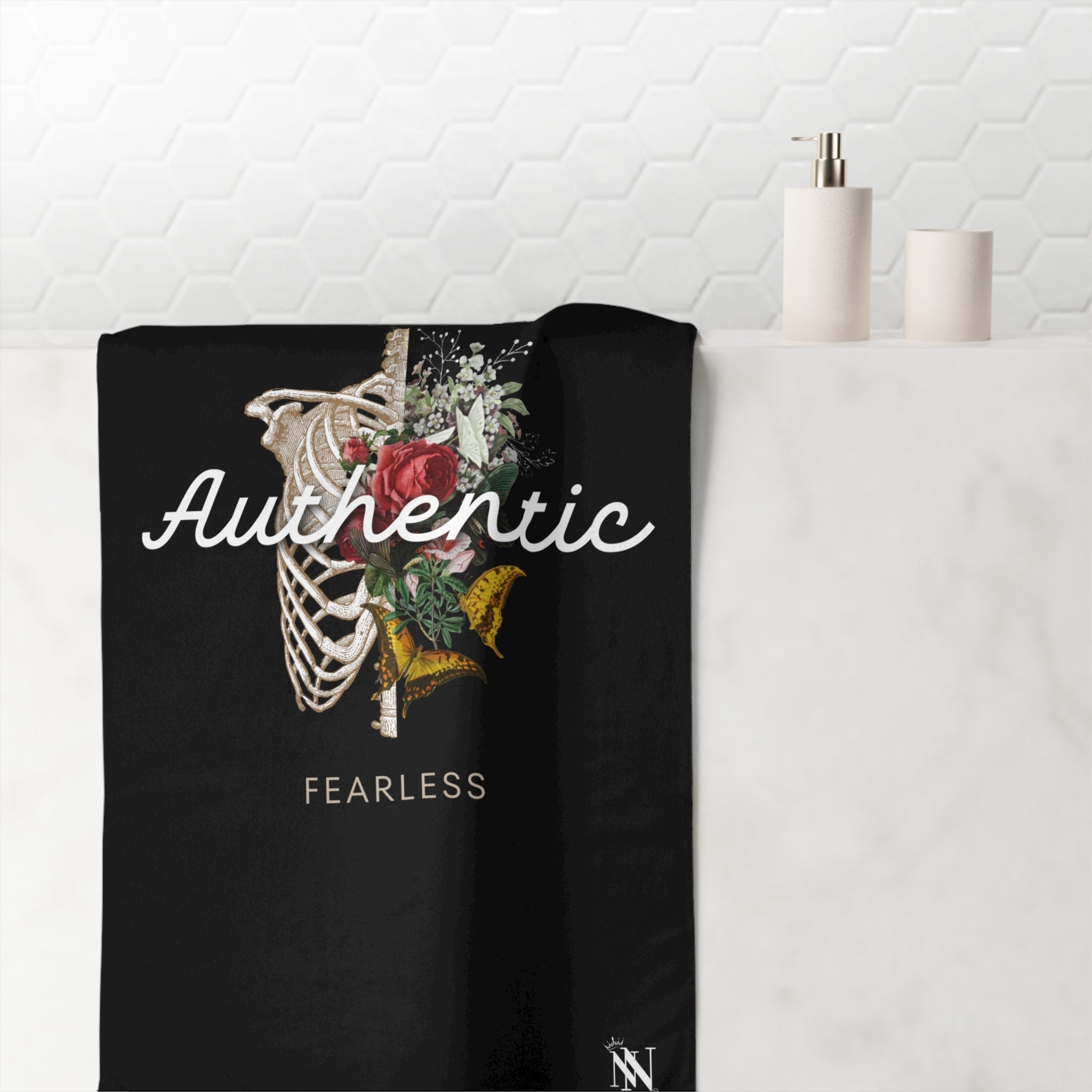 Sexy Authentic Fearless | Mix & Match XL Fun-Flirty Lovers’ Towels