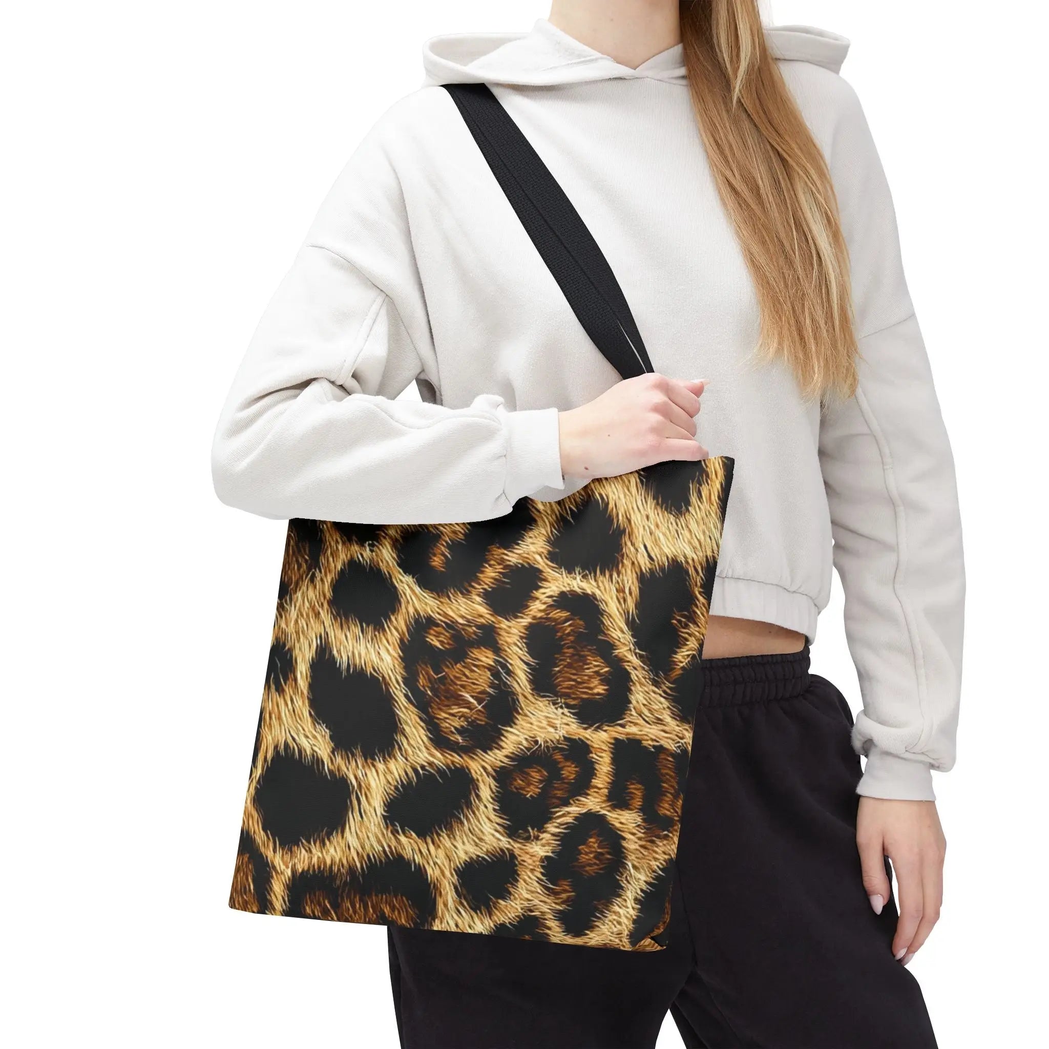 Realistic Cheetah Print Tote Bag