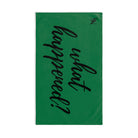 What Happened? Green Cum Towel