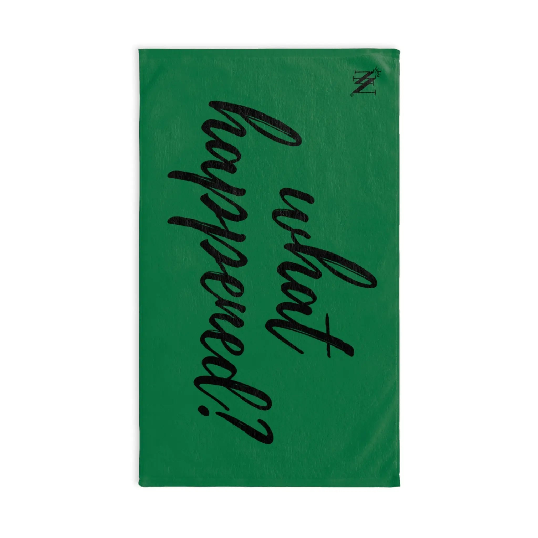 What Happened? Green Cum Towel
