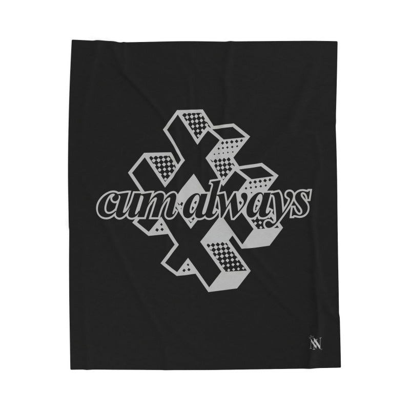 # Cum Always | Mix & Match Velveteen Fun-Flirty Lovers’ Blankets