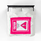 Caution Electric Love | Mix & Match Soft Fun-Flirty Lovers’ Blankets