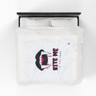 Bite Me if You Dare | Mix & Match Velveteen Fun-Flirty Lovers’ Blankets