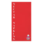 Nectar Napkins Brand Bright Red | Nectar Napkins XL Fun-Flirty Lovers’ Towels