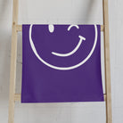 Wink Emoji Purple Cum Towel