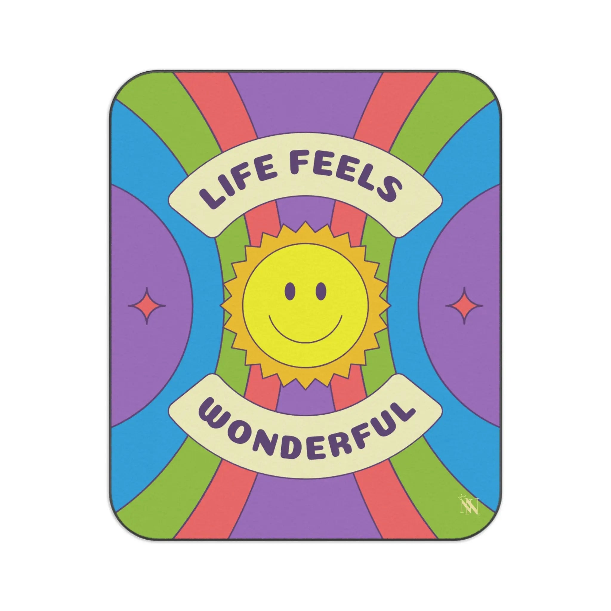 Life Feels Wonderful Retro Sex Blanket
