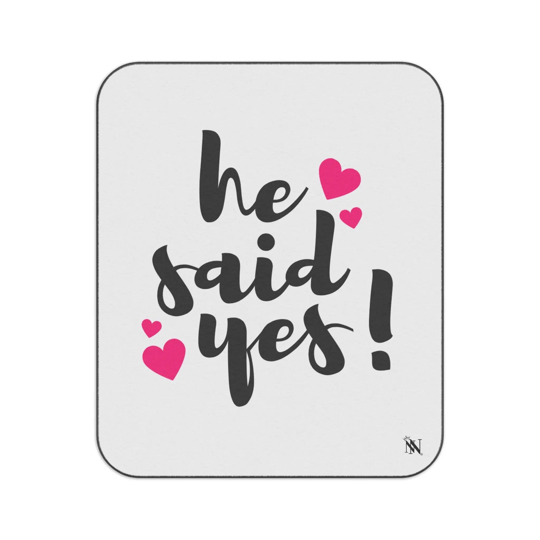 He Said Yes! | Mix Match Fun-Flirty Lovers’ Water-Resistant Blankets