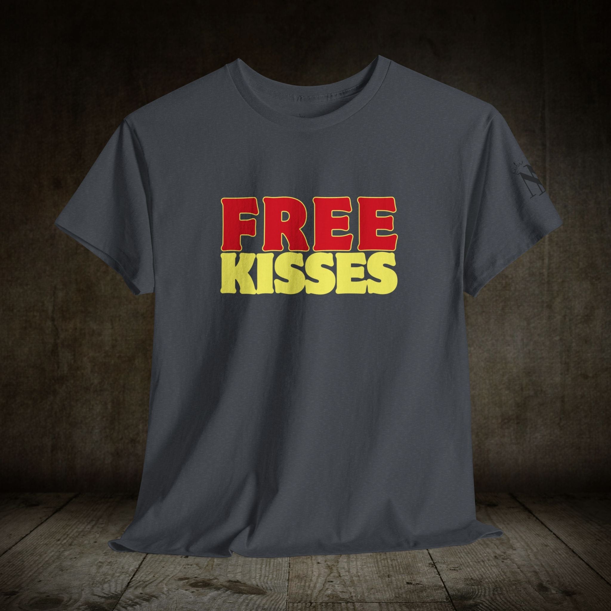 Free Kisses! | Mix & Match 100% Cotton Unisex Fun-Flirty Lovers’ Tees