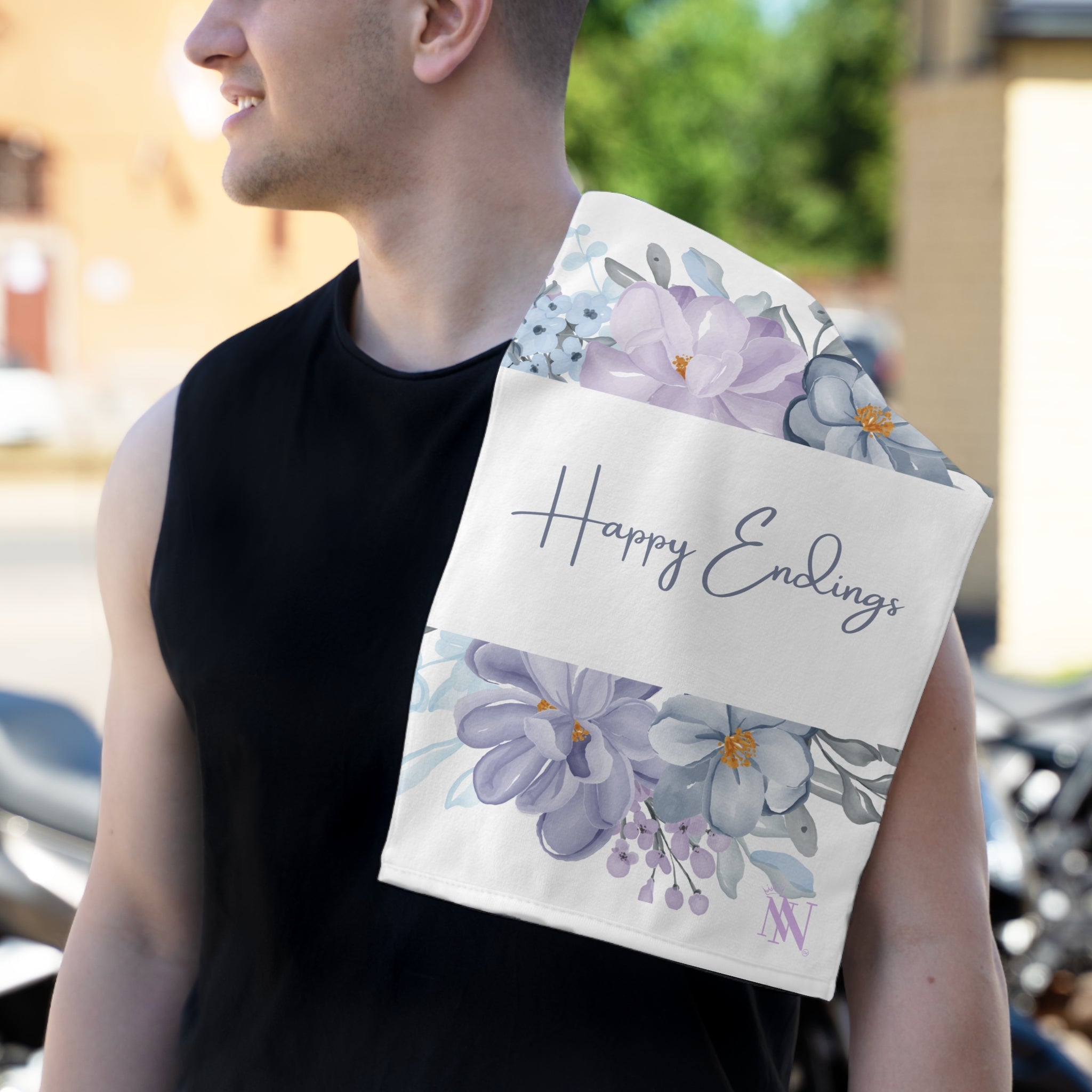 Happy Endings Floral | Mix & Match Soft Fun-Flirty Lovers’ Towels