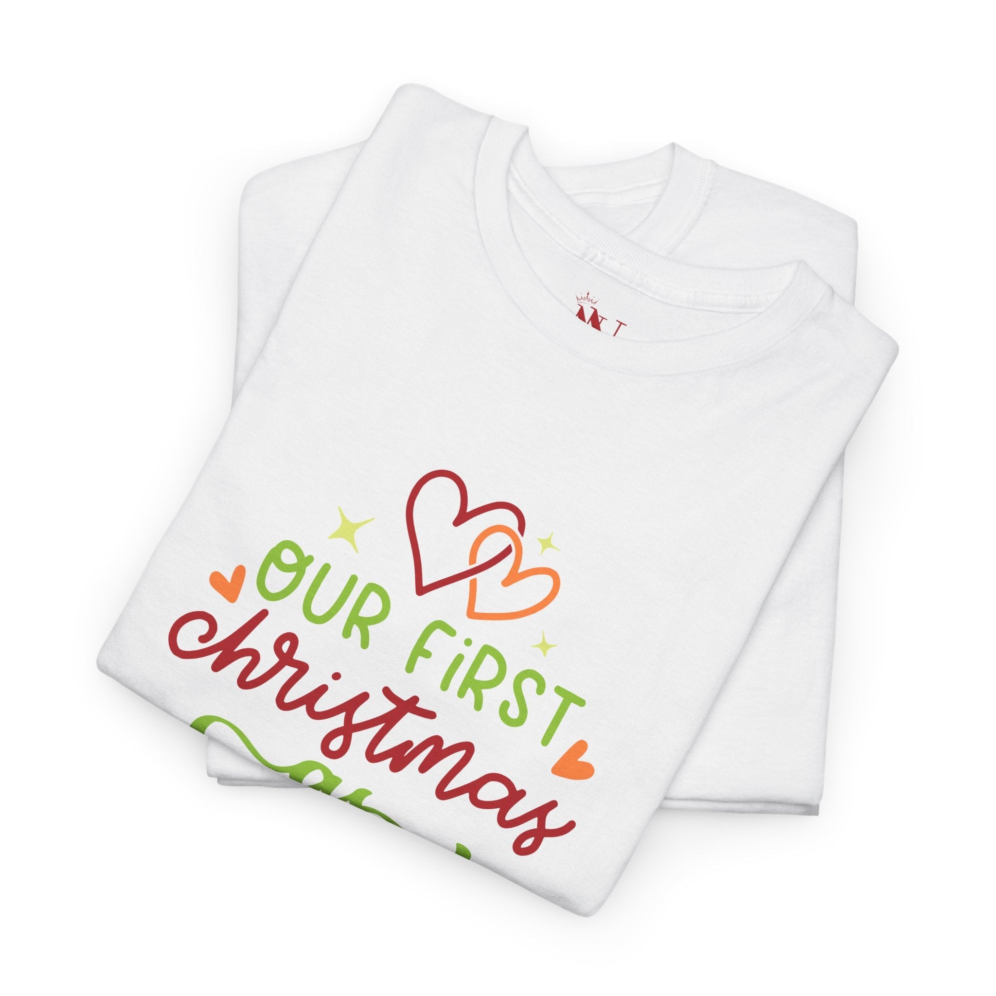 Our First Christmas as Mr. & Mrs. | Mix & Match 100% Cotton Unisex Fun-Flirty Lovers’ Tees