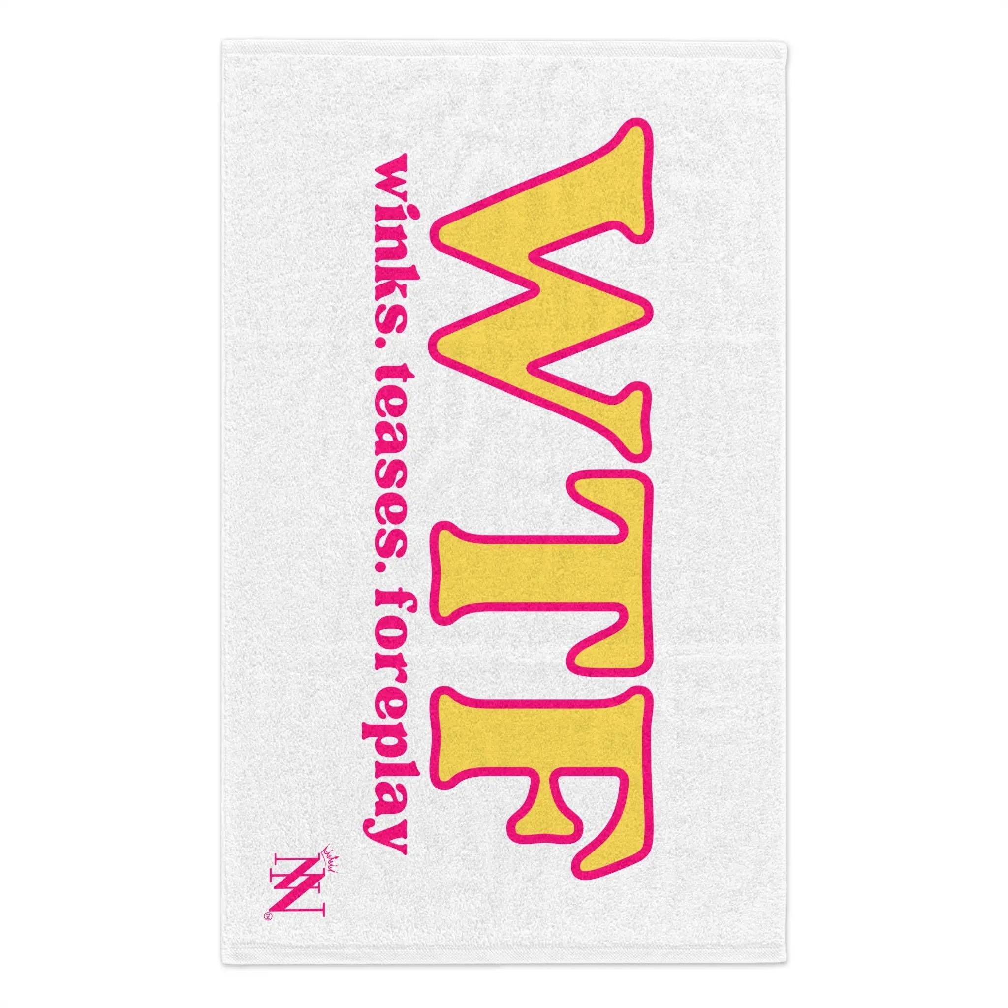 WTF Winks Teases Foreplay | Mix & Match Soft Fun-Flirty Lovers’ Towels