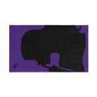 SHHH Girl Silhouette Purple | Mix & Match Classic Fun-Flirty Lovers’ Towels