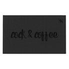 Cock & Coffee Dark Grey | Mix & Match Soft Fun-Flirty Lovers’ Towels