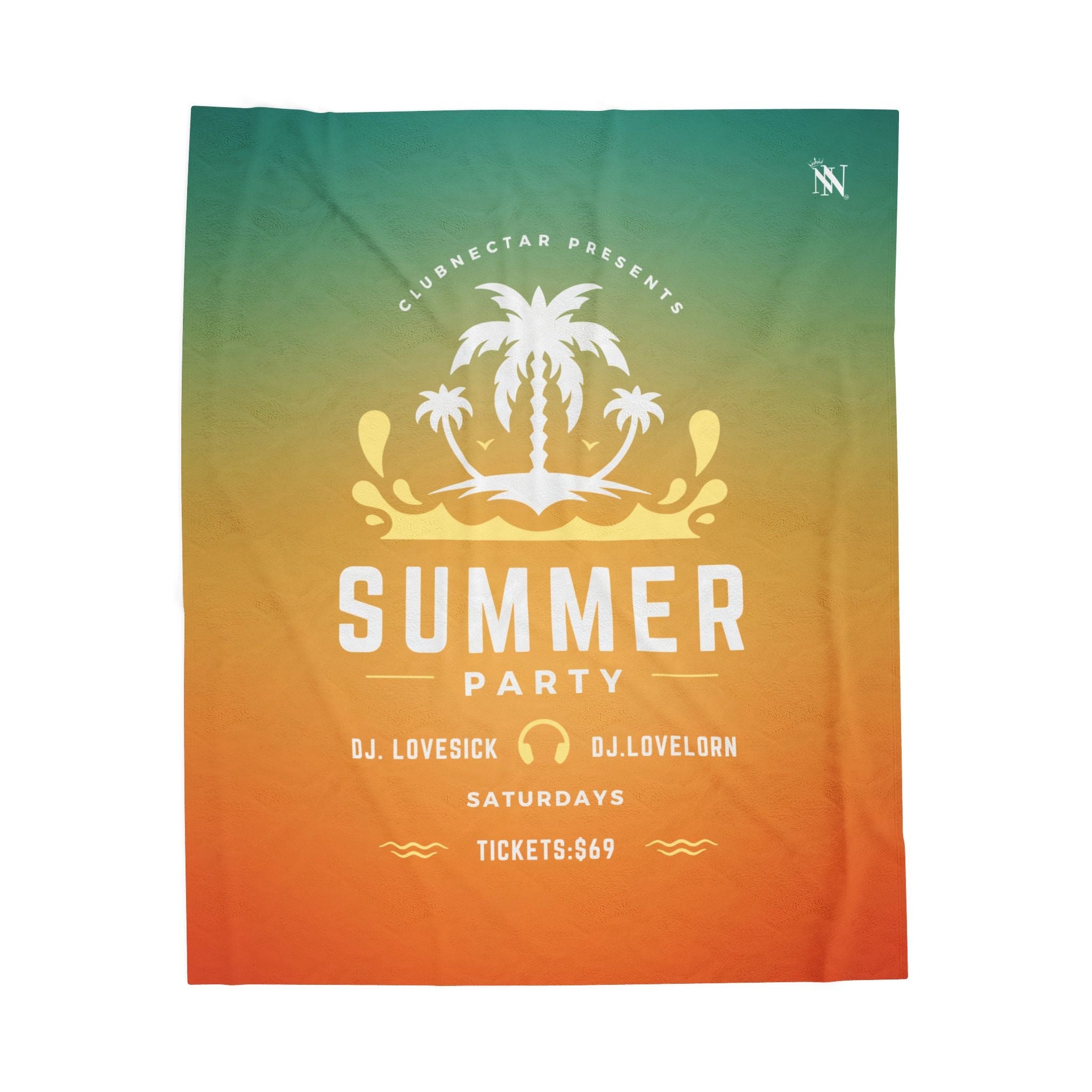 Lovesick Summer Party | Mix & Match Soft Fun-Flirty Lovers’ Blankets