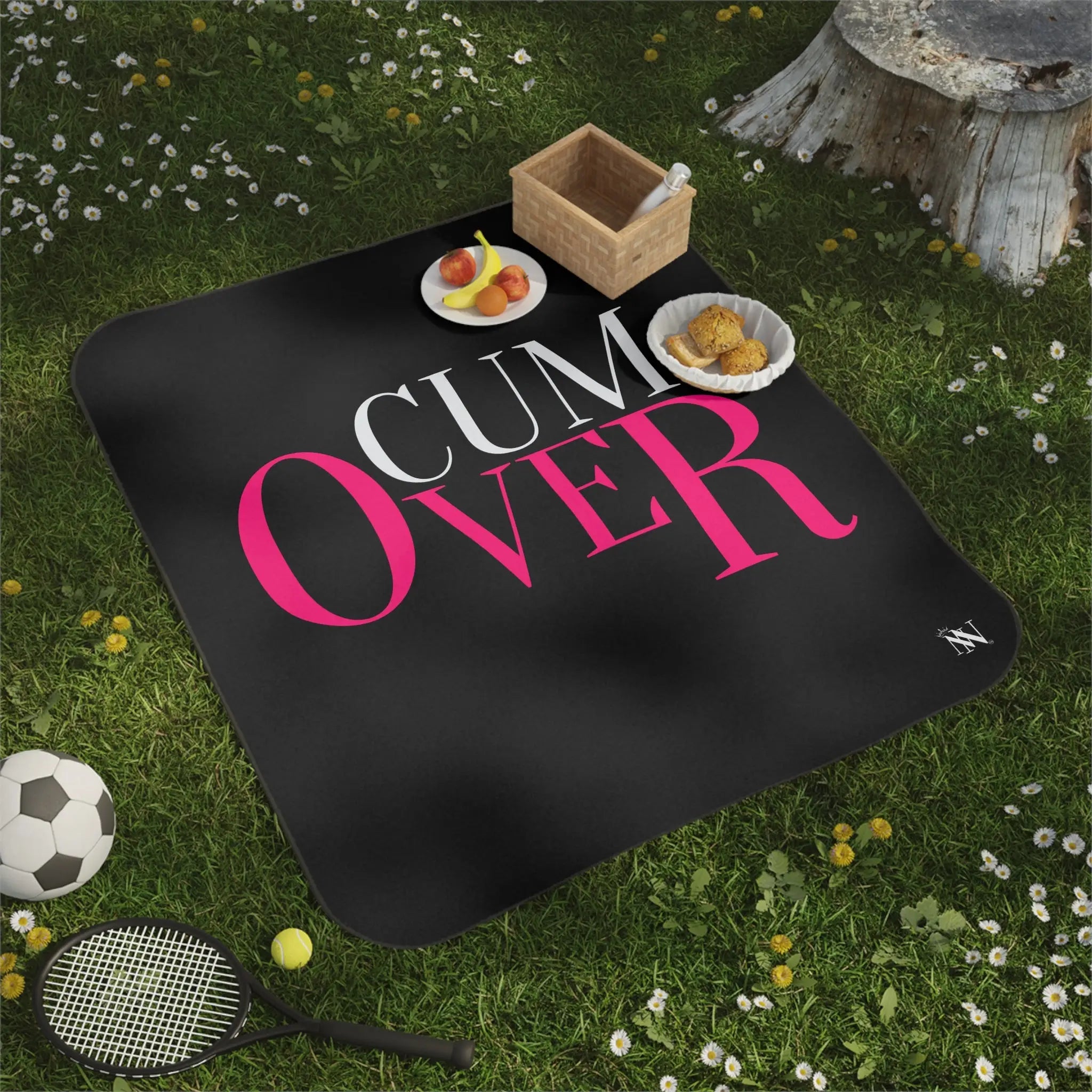 Cum Over | Mix Match Fun-Flirty Lovers’ Water-Resistant Blankets