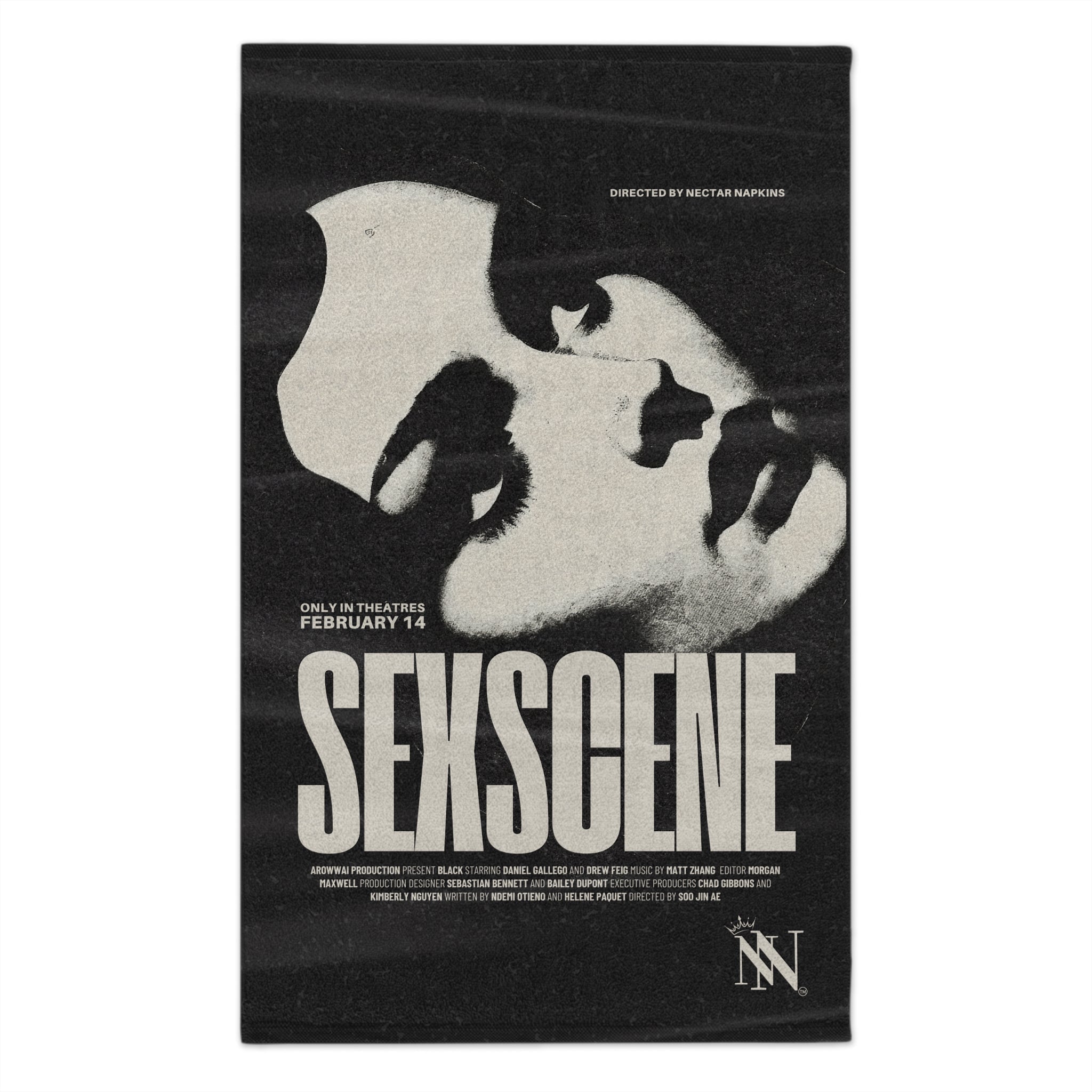 Sex Scene Movie Poster | Mix & Match Soft Fun-Flirty Lovers’ Towels