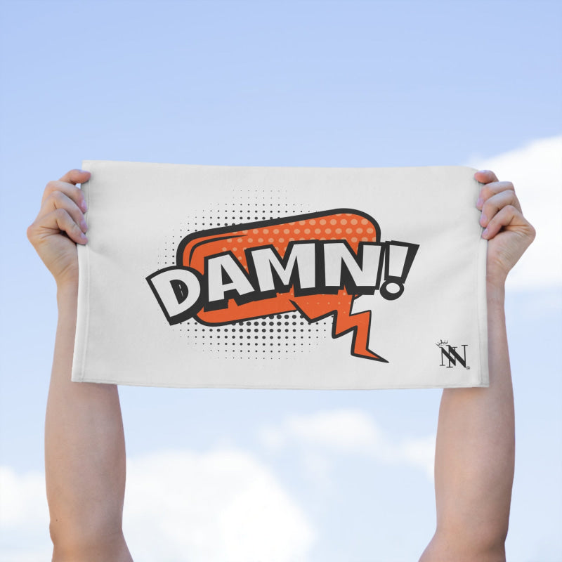 Thinking Damn! Cartoon Fun | Mix & Match Soft Fun-Flirty Lovers’ Towels
