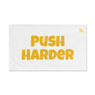 Push Harder Yellow | Mix & Match Original Fun-Flirty Lovers’ Towels
