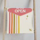 We Are Open Retro Cum Towel