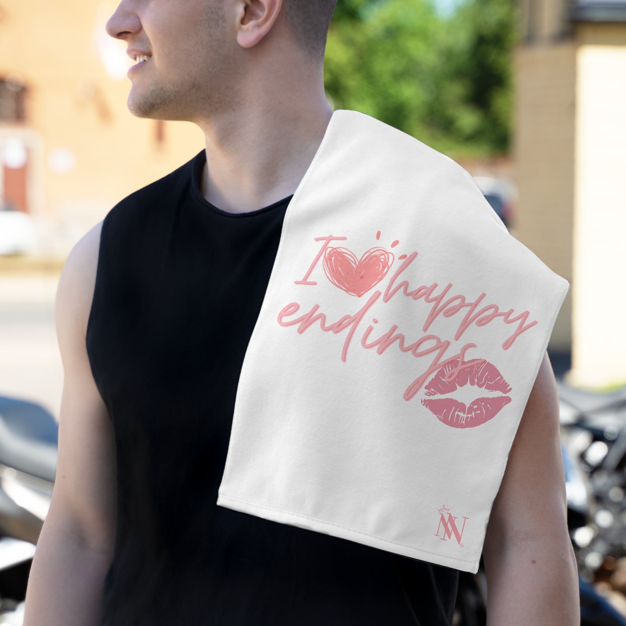 I Love Happy Endings | Mix & Match Soft Fun-Flirty Lovers’ Towels