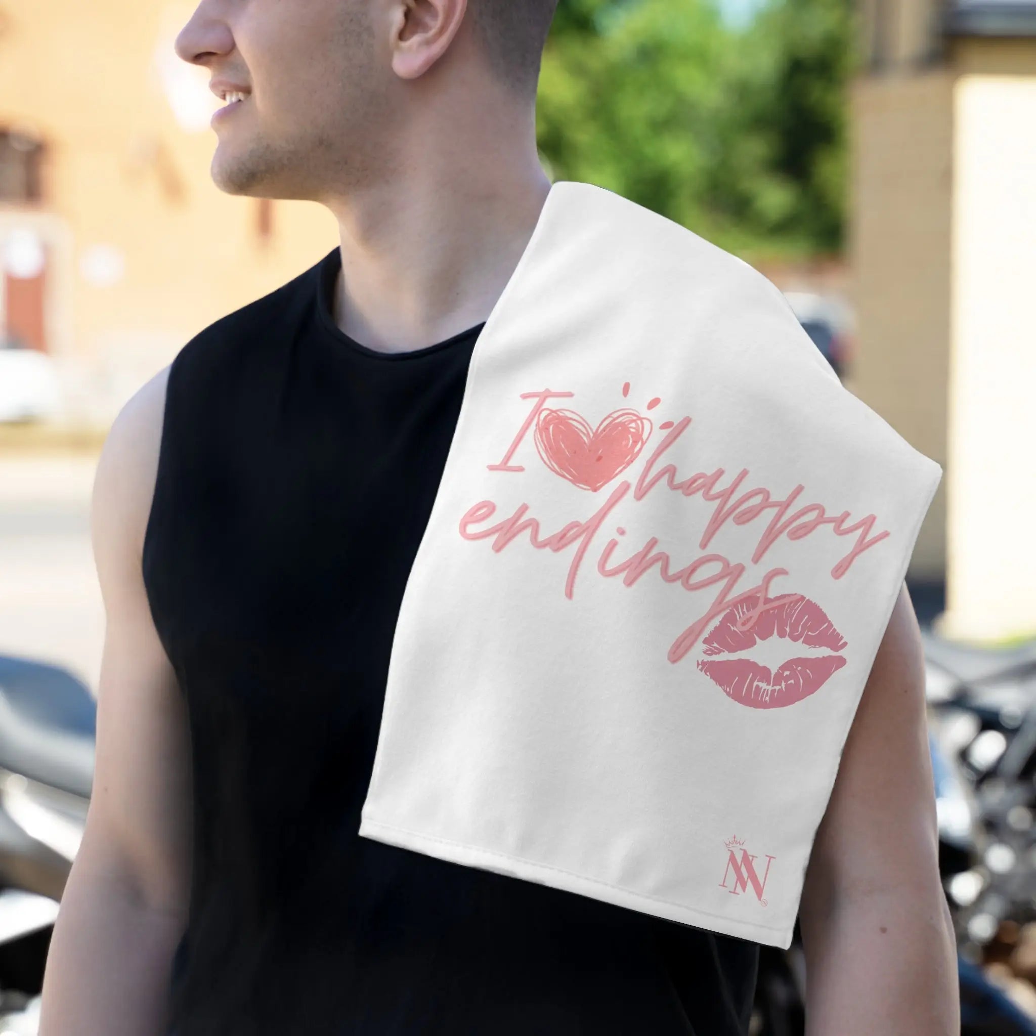 I Love Happy Endings | Mix & Match Soft Fun-Flirty Lovers’ Towels