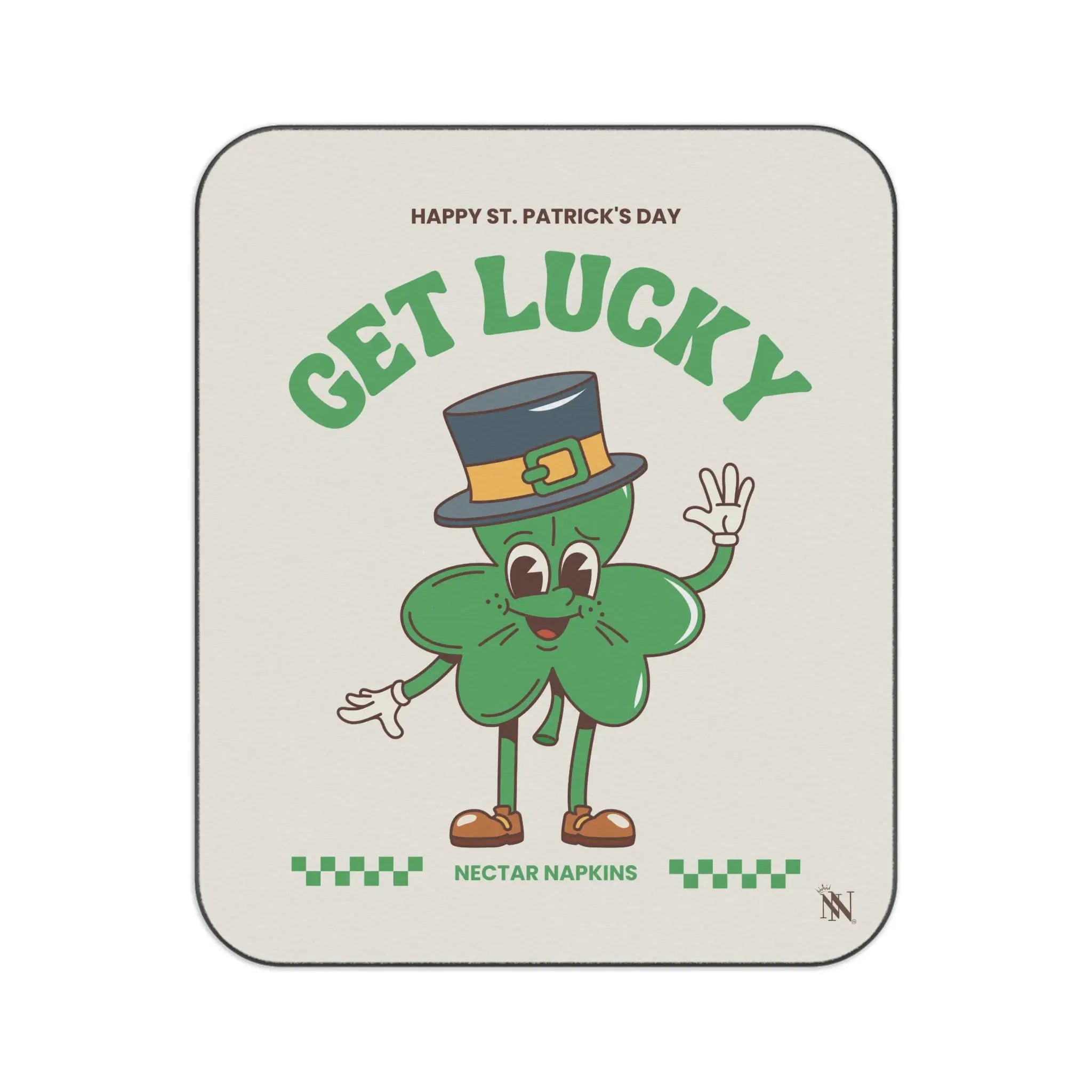 Get Lucky Shamrock St. Patrick’s Day | Mix Match Fun-Flirty Lovers’ Water-Resistant Blankets