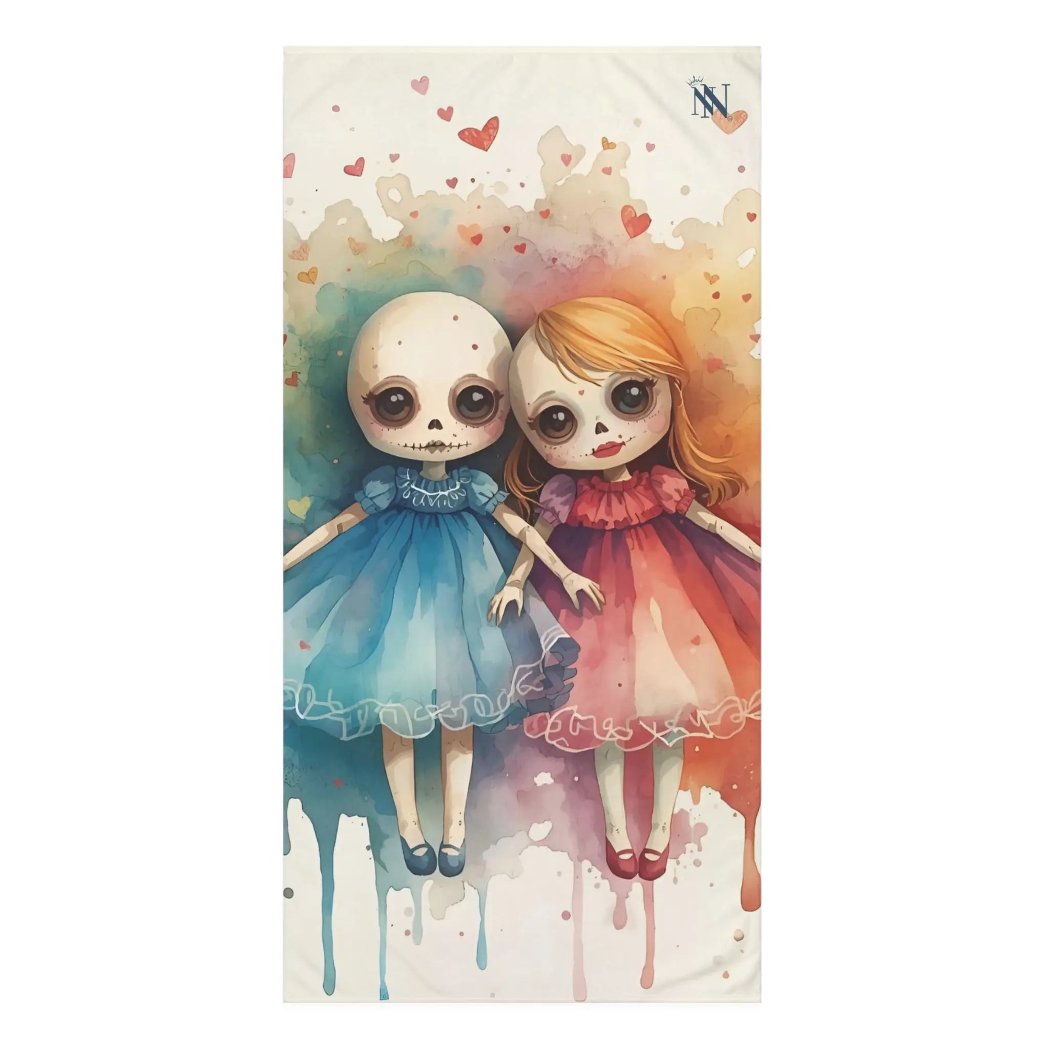 I Just Love Her Dolls Print | Mix & Match XL Fun-Flirty Lovers’ Towels