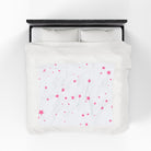 Pink Star Pattern | Mix & Match Soft Fun-Flirty Lovers’ Blankets