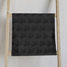 Crown Queen Pattern Dark Grey | Mix & Match Classic Fun-Flirty Lovers’ Towels