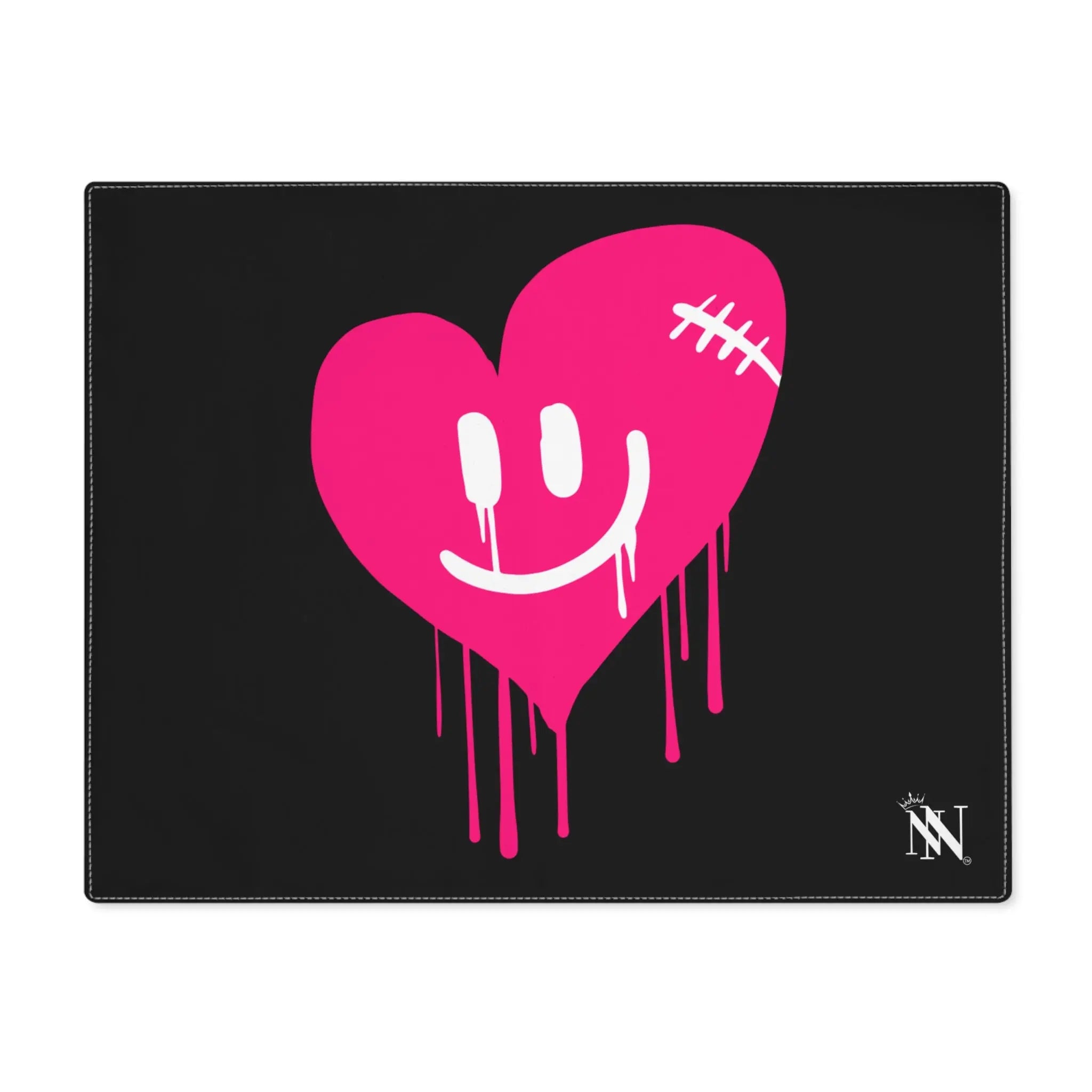 Smiling Drippy Heart | Nectar Napkins Fun-Flirty Lovers’ Toy Mats