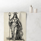House of the Queen Vintage Beach Towel