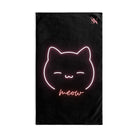 Meow Kitty Neon | Mix & Match Classic Fun-Flirty Lovers’ Towels