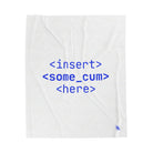 Cum Code | Mix & Match Velveteen Fun-Flirty Lovers’ Blankets