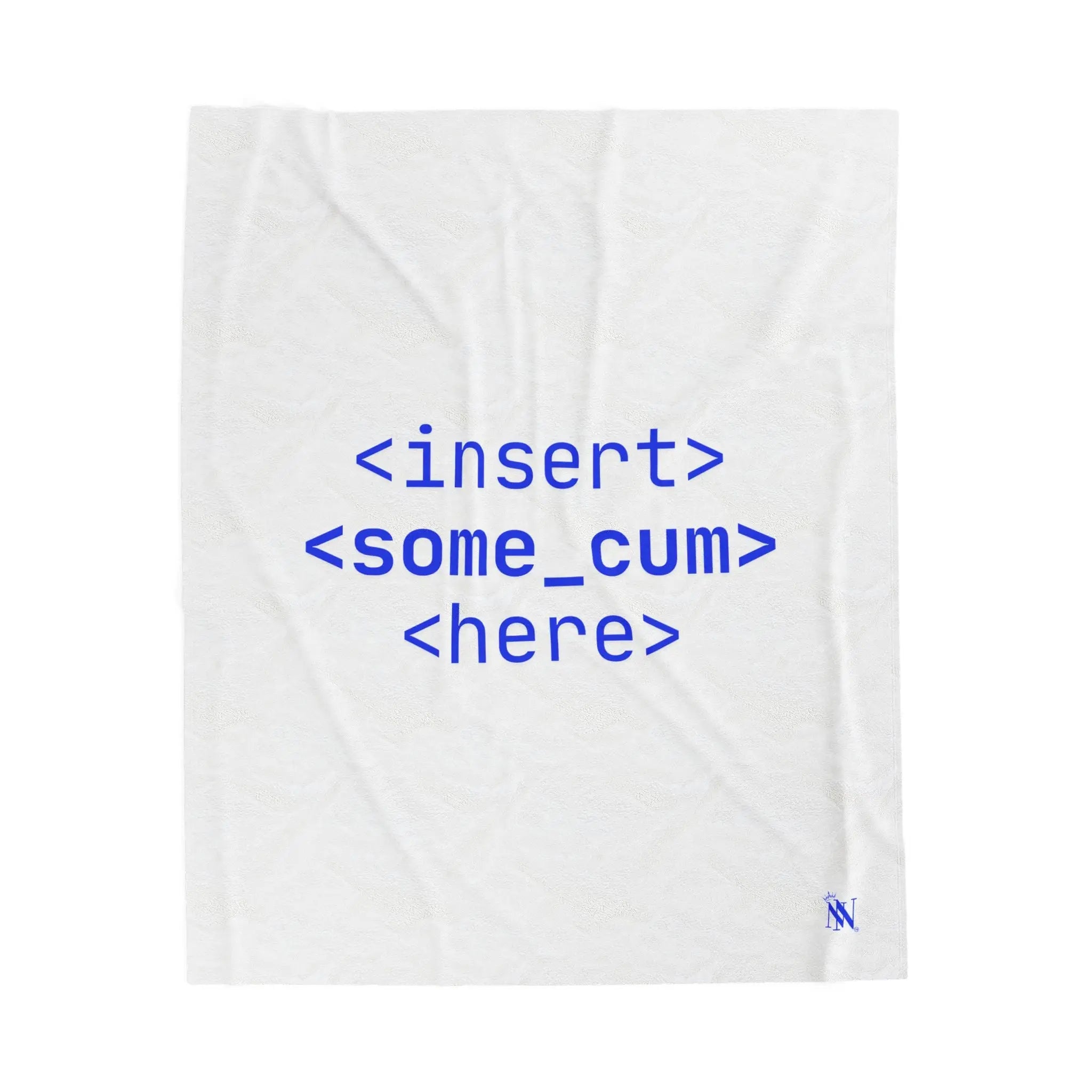 Cum Code | Mix & Match Velveteen Fun-Flirty Lovers’ Blankets