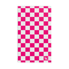 Signature Pink & White Checkered | Mix & Match Original Fun-Flirty Lovers’ Towels