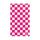 Signature Pink & White Checkered | Mix & Match Original Fun-Flirty Lovers’ Towels