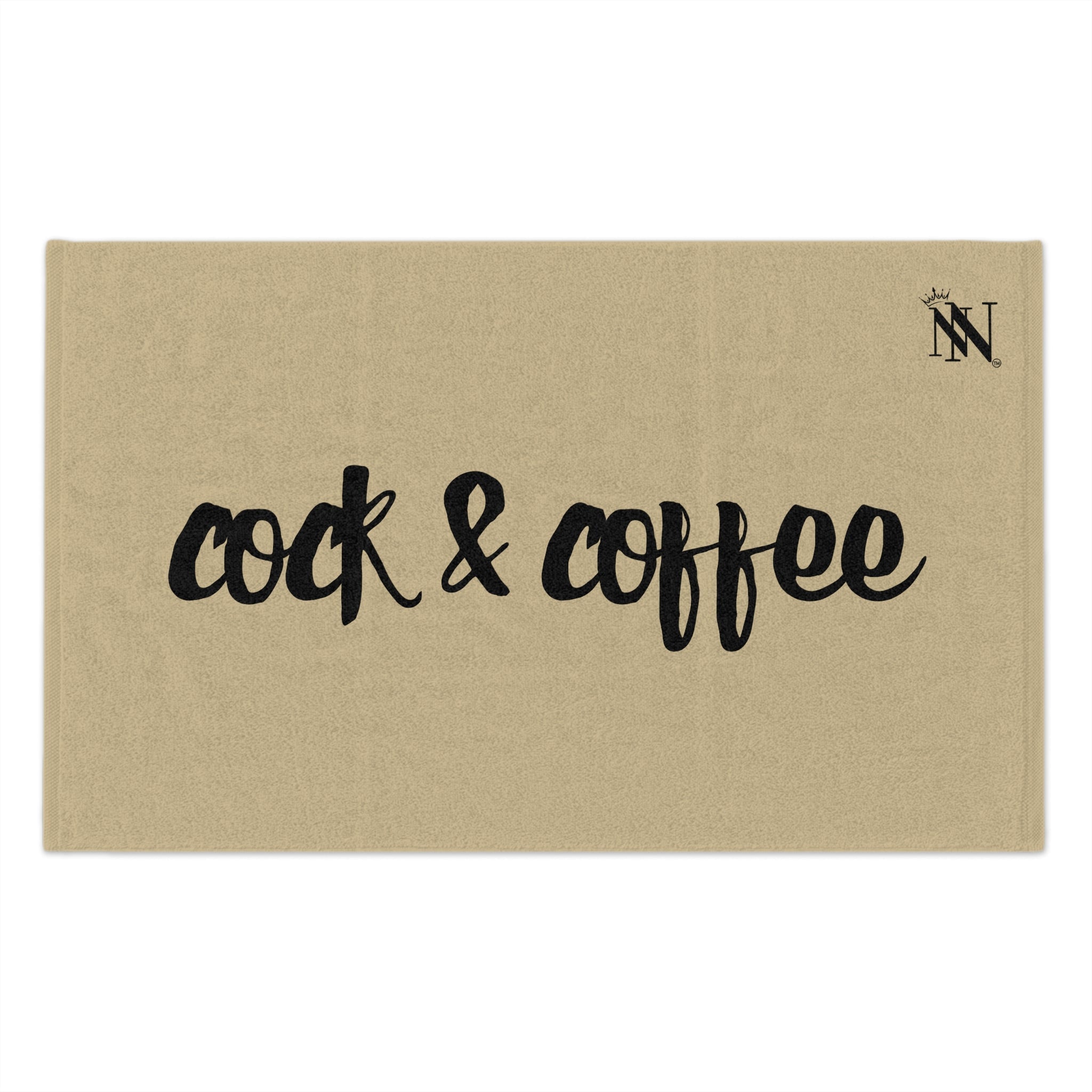 Cock & Coffee Gold | Mix & Match Soft Fun-Flirty Lovers’ Towels