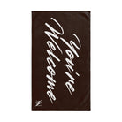 Simply You’re Welcome Chocolate Cum Towel