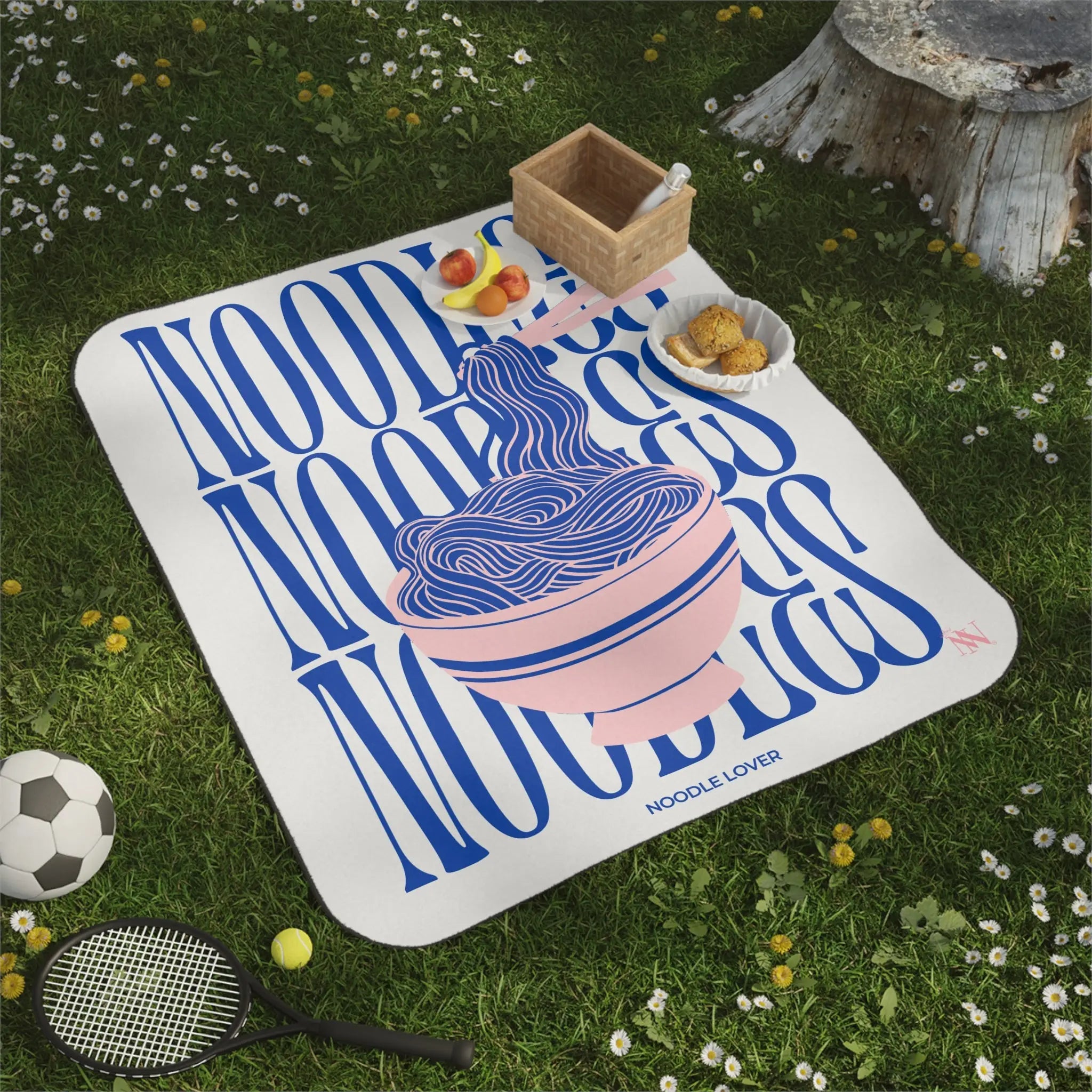 Noodle Lover | Mix Match Fun-Flirty Lovers’ Water-Resistant Blankets