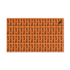 You’re So Hot! Patterned Crusta Bright Orange Cum Towel