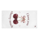 I Love You Cherry Much | Mix & Match XL Fun-Flirty Lovers’ Towels