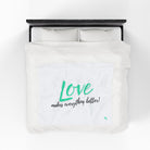 Love Makes Everything Better! | Mix & Match Fun-Flirty Lovers’ Blankets