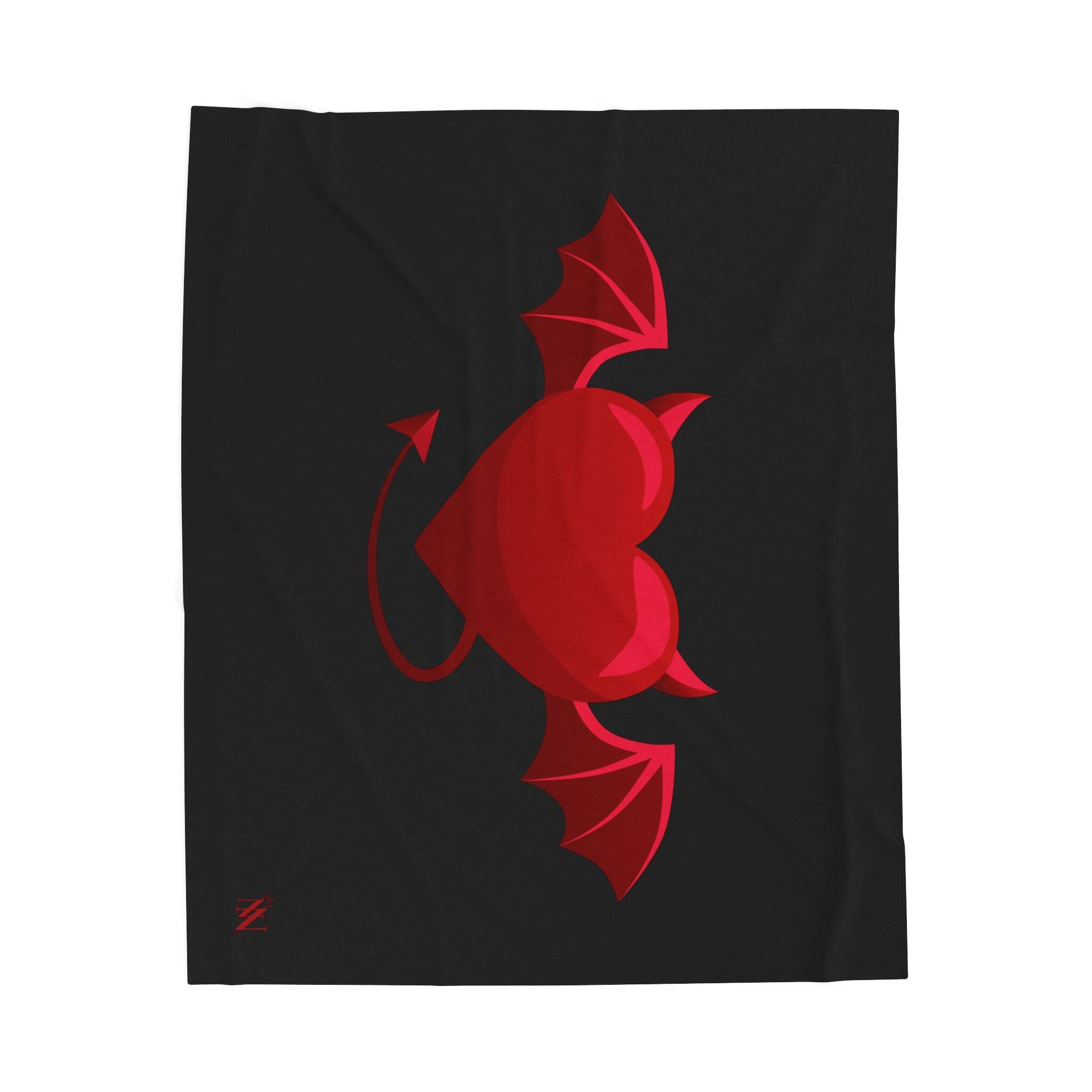 My Devilish Heart | Mix & Match Velveteen Fun-Flirty Lovers’ Blankets