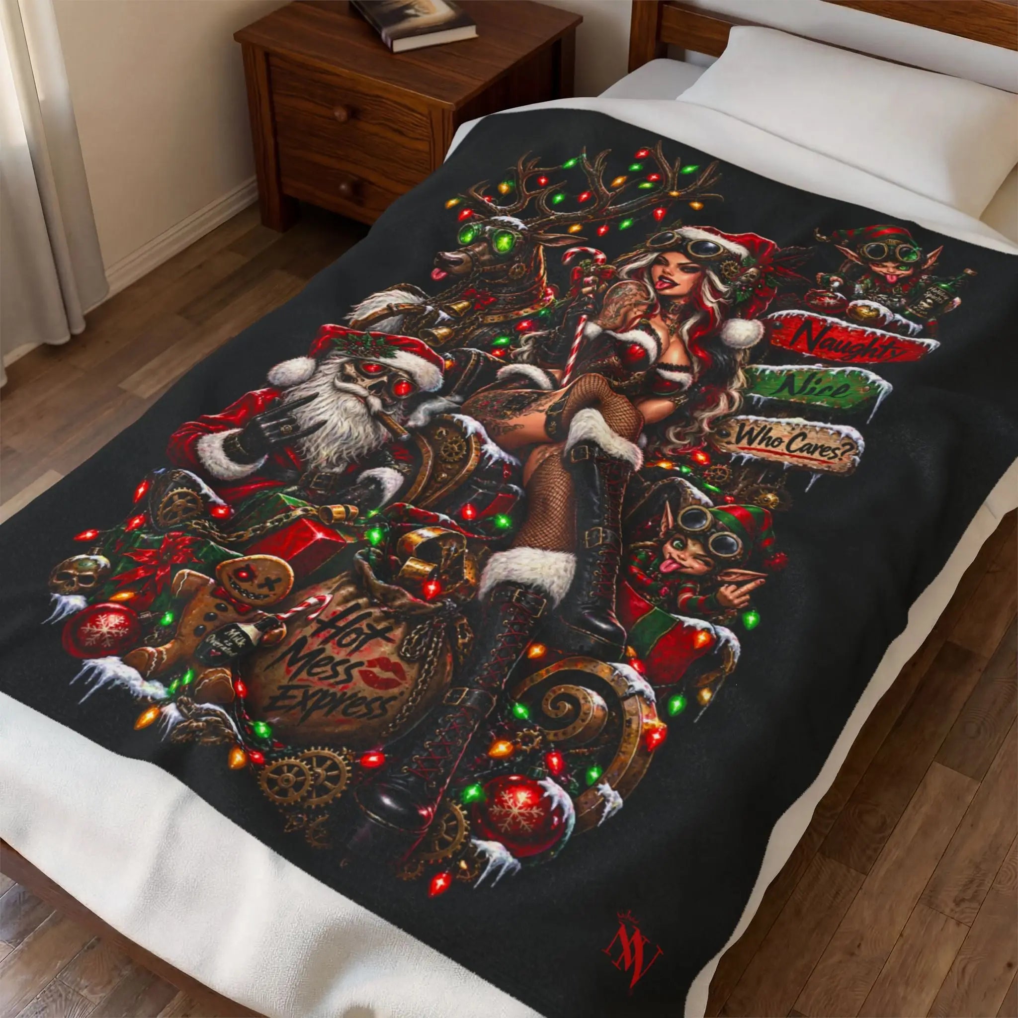Christmas Wicked Fantasy | Nectar Napkins Fun-Flirty Lovers’ Blankets