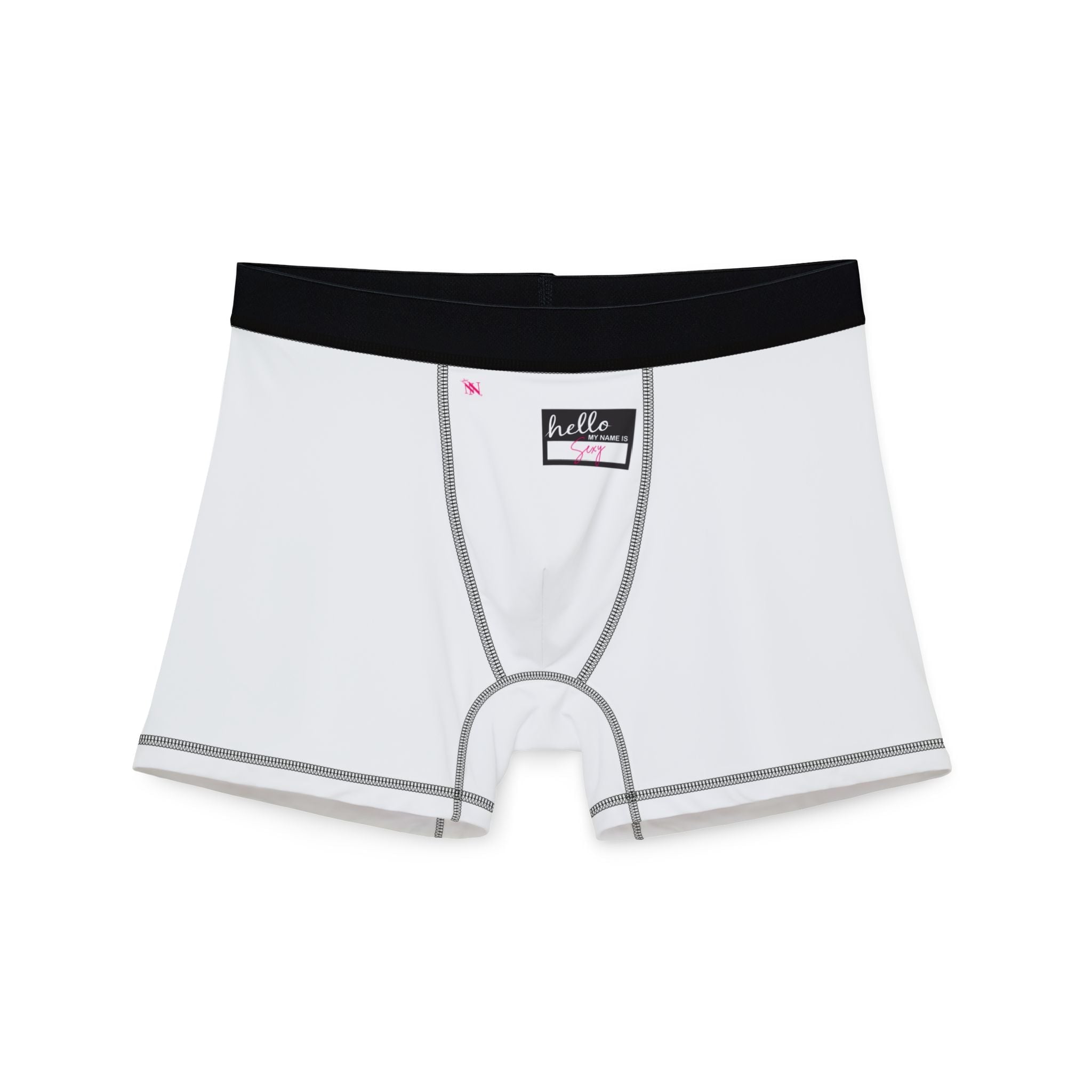 Hello My Name Is Sexy Tag | Mix & Match Fun-Flirty Lovers’ Boxer Briefs