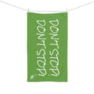 Don’t Stop! Don’t Stop Lime Green | Mix & Match Classic Fun-Flirty Lovers’ Towels