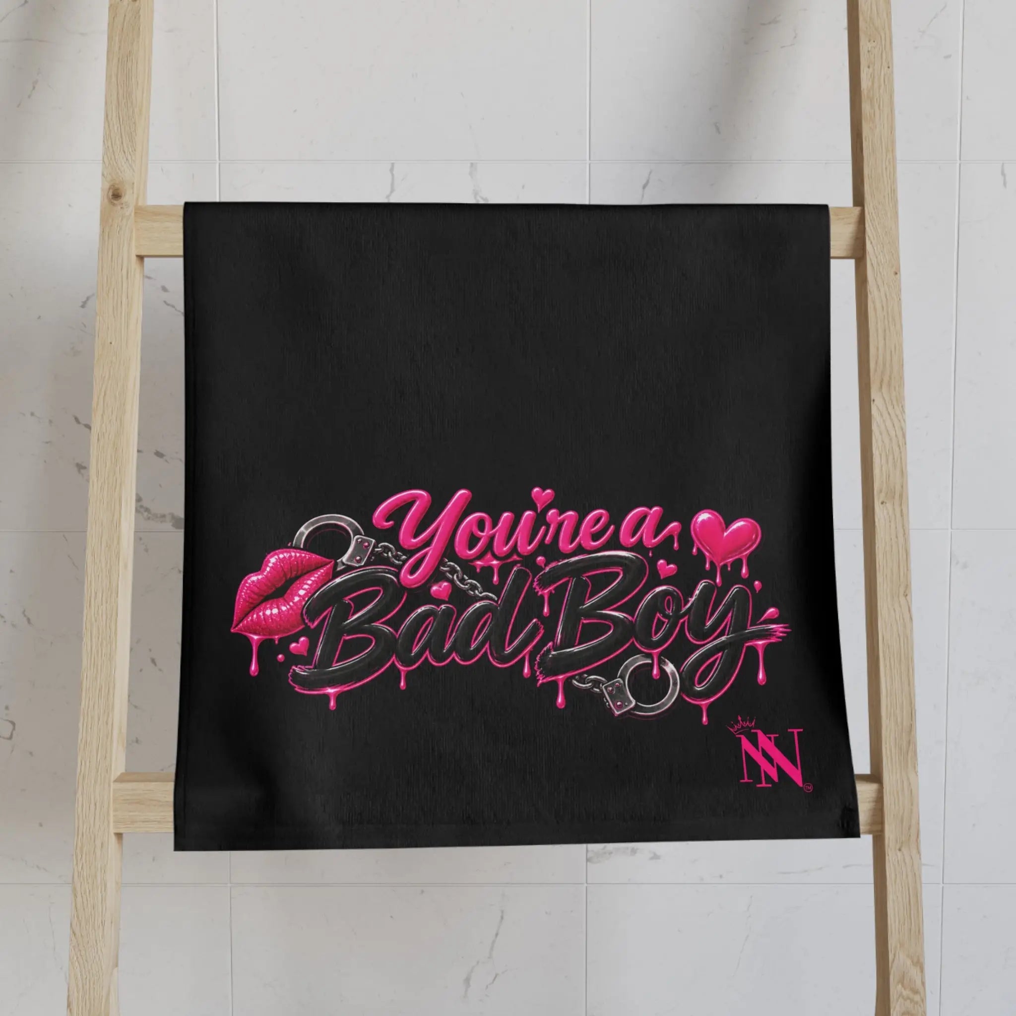 You’re a Bad Boy/Boy Shareable | Nectar Napkins Classic Fun-Flirty Lovers’ Towels