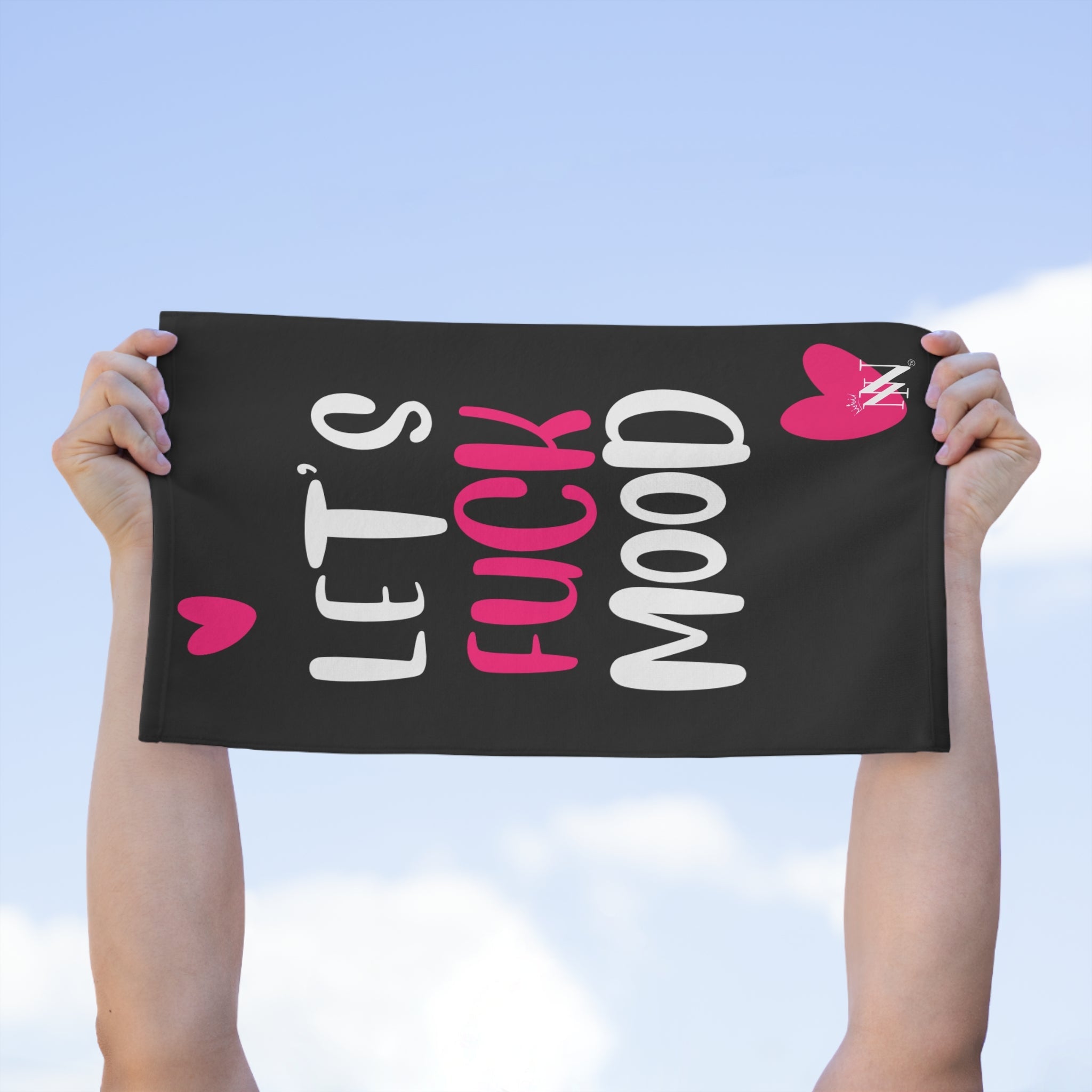 Let’s Fuck Mood Hearts | Mix & Match Soft Fun-Flirty Lovers’ Towels
