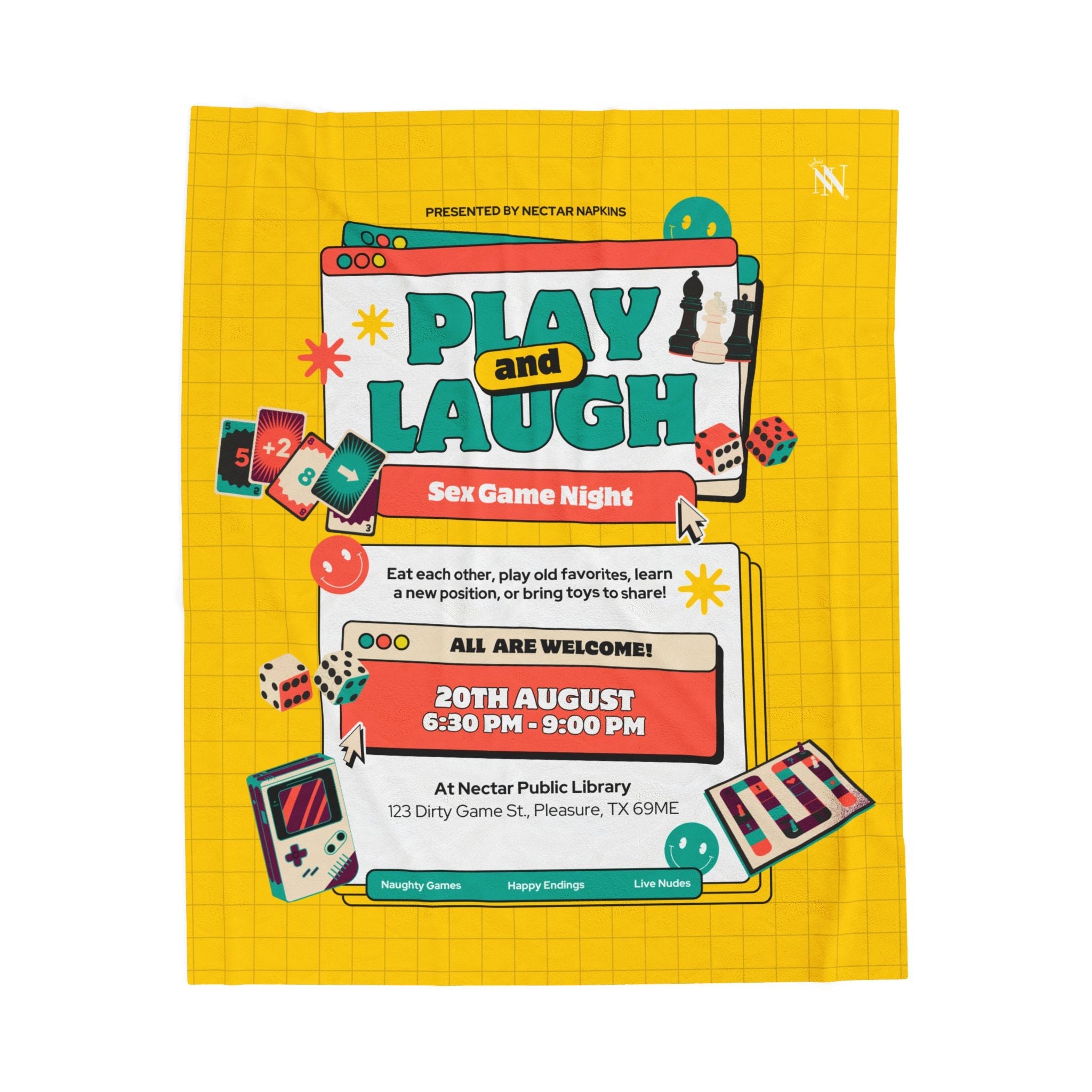 Sex Game Night | Mix & Match Fun-Flirty Lovers’ Blankets